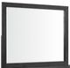 Elements International Versailles Contemporary Black Dresser and Mirror-2
