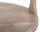 International Furniture Direct White Balam Ivory White Round Cocktail Table-4