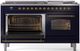 Ilve® Nostalgie II Series 60" Midnight Blue Pro Style Dual Fuel Range-2