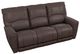 La-Z-Boy® Cassian Walnut Leather Manual Wall Reclining Sofa-0