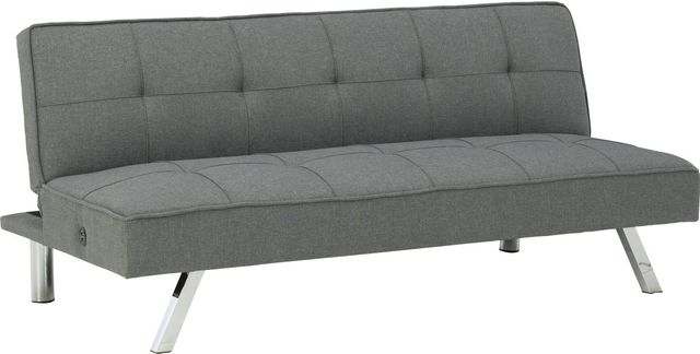 Signature Design by Ashley® Santini Gray Flip Flop Armless Sofa-0