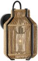 Currey & Company Mali Natural/Satin Black Wall Sconce-0
