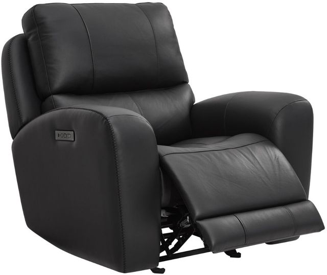 Leather Italia™ Cambria Bel Vista Black Power Glider Recliner-0