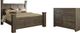 Signature Design by Ashley® Juararo 2-Piece Dark Brown California King Poster Bed Set-0