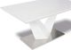 Mazin Furniture Manhattan White Lacquer Dining Table-2