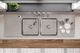 Elkay Lustertone® Classic Lustrous Satin 66" x 22" x 7-5/8" 4-Hole Equal Double Bowl Drop-In Sink with Drainboard-3