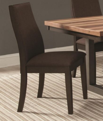 Coaster® Spring Creek 2-Piece Rich Cocoa Brown Upholstered Side Chairs-2