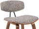 Armen Living Fox Speckled Brown/Walnut Barstool-5
