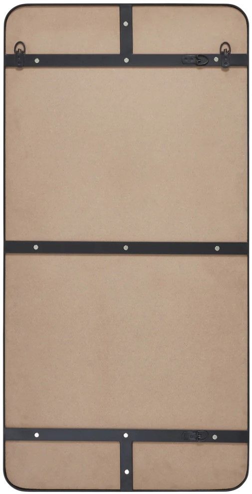 Renwil® Glencoe Matte Black Accent Mirror-3