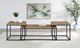 Coaster® Straden 3-Piece Mango Engineered Wood Coffee Table Set with Black Metal Base-1