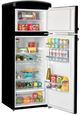 Unique® Appliances Classic Retro 22'' 7.5 Cu. Ft. Midnight Black Top Freezer Refrigerator-3