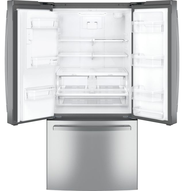 GE® 33" 23.6 Cu. Ft. Fingerprint Resistant Stainless Steel French Door Refrigerator-3