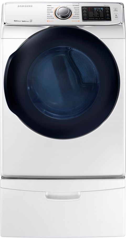 Samsung 7.5 Cu. Ft. White Front Load Gas Dryer-3
