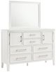 New Classic® Home Furnishings Andover 4-Piece White King Bedroom Set-3