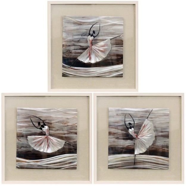 Stylecraft 3-Piece Ballerinas Wall Art Set-0