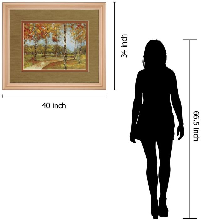 Classy Living Carmen Dolce Autumn Path Wall Art-2