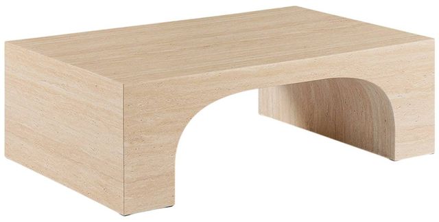 ACME Furniture Inca Travertine Stone Coffee Table-0