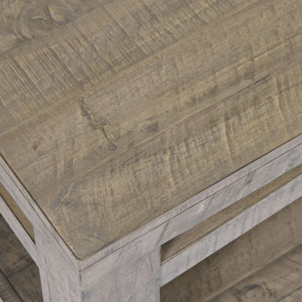 Jofran Inc. Westvale Brown Square Castered Coffee Table-4