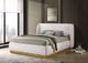 Furniture of America® Whitman White/Natural Oak King Panel Bed-1