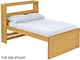 Crate Designs™ Furniture Classic Full Youth Captain's Bookcase Bed-0