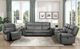 Homelegance® Brennen Charcoal Reclining Chair-1