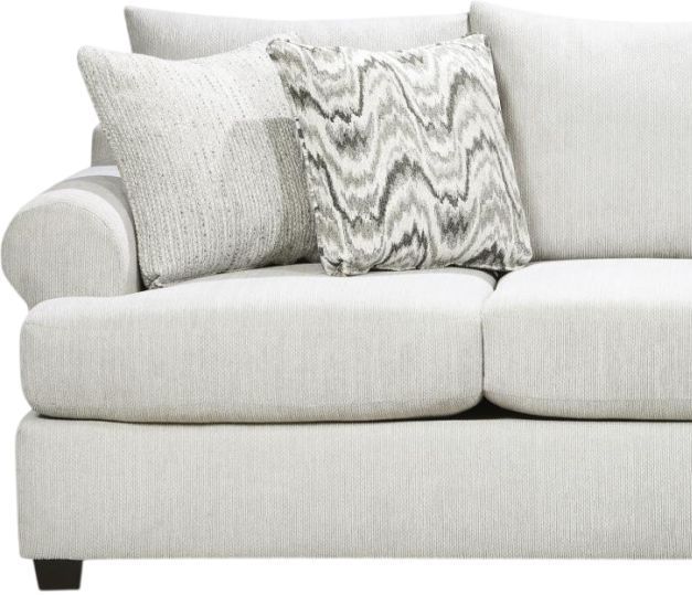 Fusion Furniture Largo Silver Sofa-1