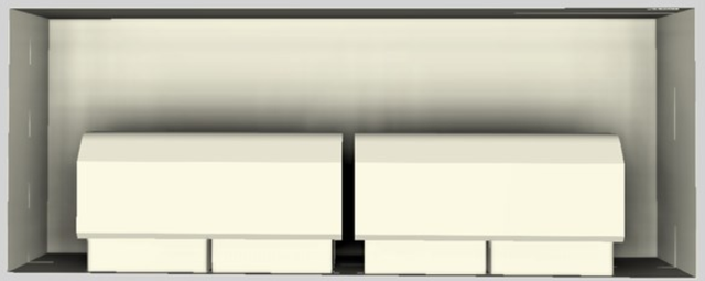 Vent-A-Hood® 54" Biscuit Contemporary Wall Mounted Range Hood-3
