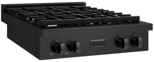 ZLINE Paramount 30" Black Stainless Steel Gas Cooktop-1