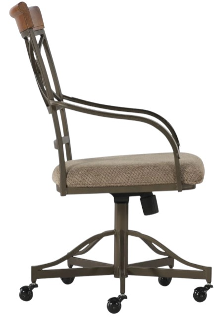 Powell Home Fashions Hamilton Swivel Dining Arm Chair - Thumbnail 3