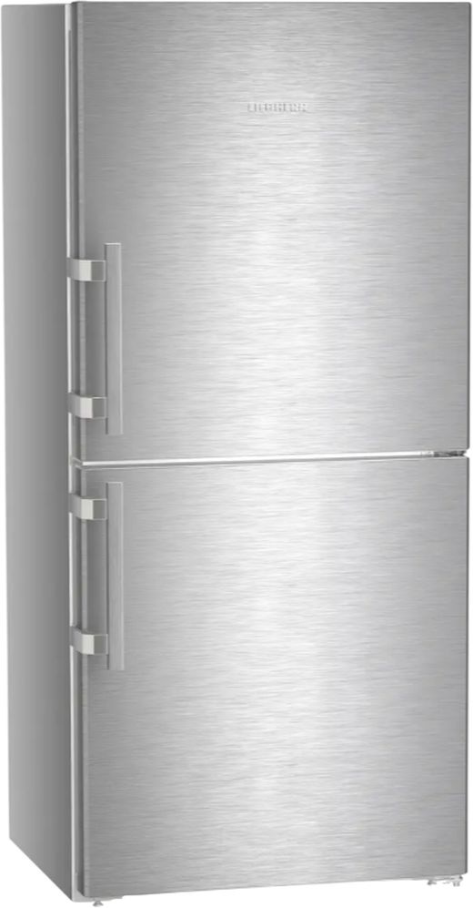 Liebherr 30" 12.8 Cu. Ft. SmartSteel Stainless Steel Counter Depth Bottom Freezer Refrigerator-2
