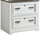 Liberty Furniture Allyson Park 2-Piece Charcoal/Wirebrushed White Bunching Lateral File Cabinet Set-3