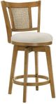 Armen Living Isla Amber Glow/Dune Swivel Counter Stool-0
