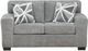 Affordable Furniture 6000 Posh Gray Loveseat-1