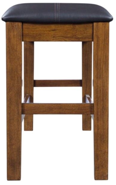 Signature Design by Ashley® Ralene Medium Brown Upholstered Counter Dining Bench-3