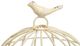 A & B Home Stella 2-Piece Warm Cream Decorative Birdcages with Bird Finial Set-2