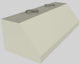 Vent-A-Hood® 60" Biscuit Wall Mounted Range Hood-1