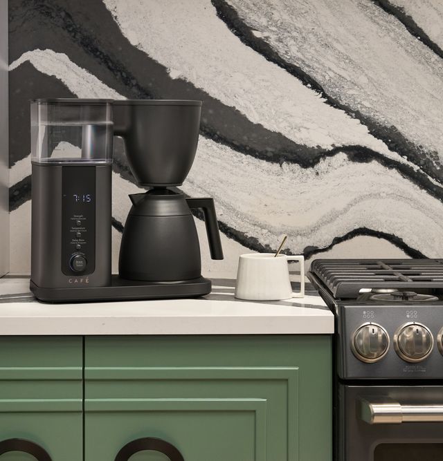 CAFÉ™ 10 Cup Matte Black Specialty Drip Countertop Coffee Maker-1
