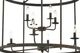 Forty West Asher Black 8-Light Chandelier-1