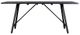Armen Living Koala Black/Dark Eucalyptus Outdoor Patio Rectangle Dining Table-1