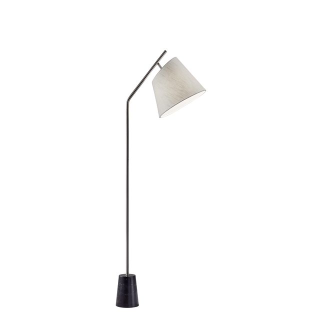 Adesso® Dempsey Brushed Steel Floor Lamp-0