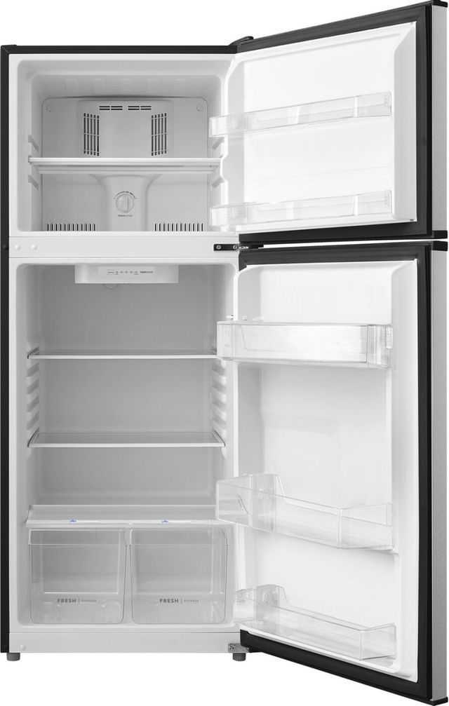 Frigidaire® 24” 12 Cu. Ft. Garage Ready Fingerprint-Resistant Stainless Steel Look Top Freezer Refrigerator-2
