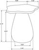 Coaster® Perth Off-White 20" Side Table-3