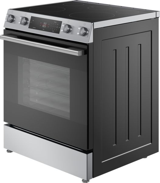 Bosch® 100 Series 30" Stainless Steel Slide-In Electric Range-2