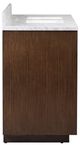 Currey & Company Morombe 36" Cocoa Marble Vanity with Rectangular Undermount Sink-4
