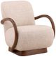Dovetail Furniture Linfield Brown/Field Fawn Occasional Chair-0