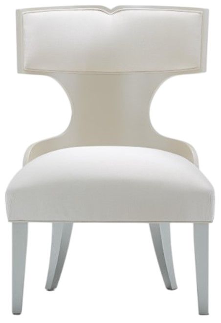 Michael Amini® & Jane Seymour™ Camden Court™ Pearl/Platinum Vanity/Side Chair-1