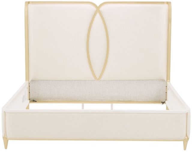 Michael Amini® Scotts Square Light Champagne California King Bed-2