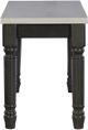 Powell® Willow Dark Gray/Smokey White Bench-3