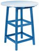 C R Plastic Generation Line Blue Pub Table-0