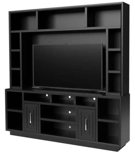 Legends Home Sunset Seal Skin Black Entertainment Center-0